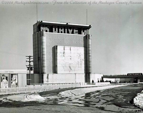Getty 4 Drive-In Theatre - AS THE NK FROM MUSKEGON COUNTY MUSEUM
